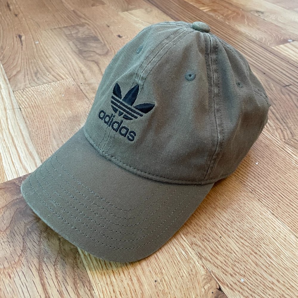 Olive Adidas Dad Hat